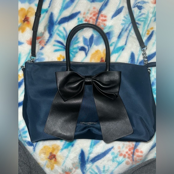 karl lagerfeld bow purse - Picture 2 of 7